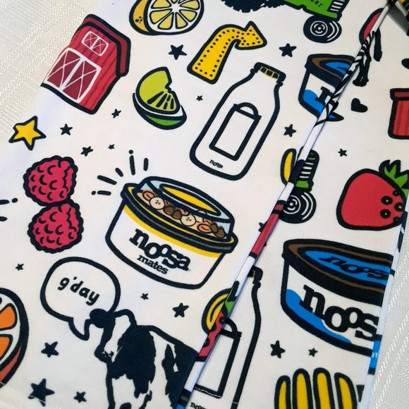 Pajama Pants Pockets Drawstring Elastic Waist Noosa Yogurt Sleepwear Size-Large - Picture 10 of 16